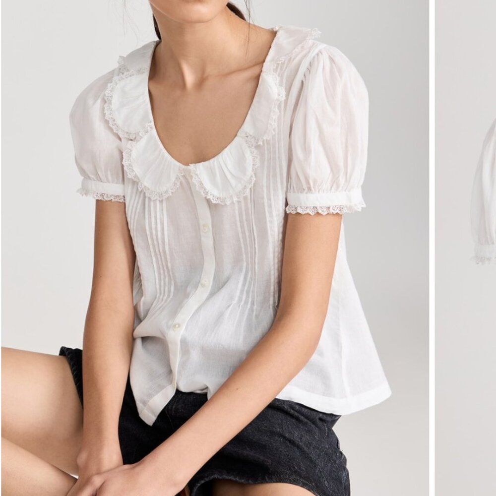 Sandy Liang Marl Top  Marl Top- Medium